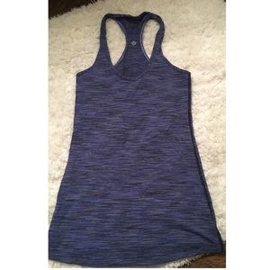 Blue Heathered LuluLemon Top